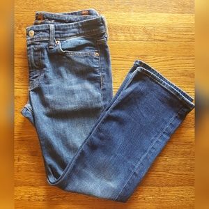 7FAM 7 For All Mankind Flynt Pant Jean Capri 27